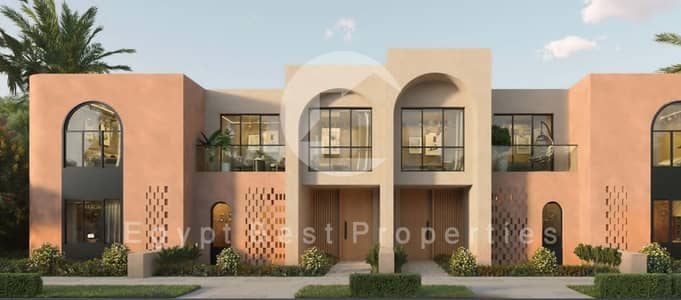 Own a 3-bedroom chalet in Ogamy Sodic at the lowest price. Prime location, spacious, fully finished, installments over 8 years. Suitable for both livi