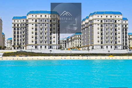 شقة للبيع بحري الطريق خطوت من اللاجون كاملة التشطيب جاهزة للمعاينة في الحي اللاتيني بمدينة العلمين الجديدة الساحل الشمالي latin district