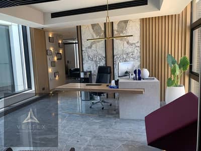 Special price for the meter fully furnished administrative office on North 90th Street - Fifth Settlement New Cairo