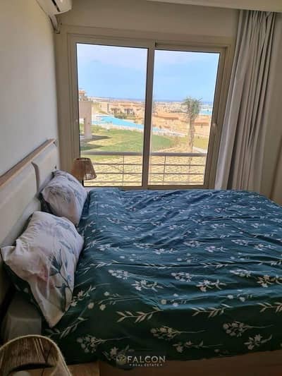 Lowest market price: Sea-view chalet for sale at Telal North Coast—fully finished with a 40% discount.