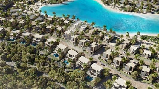 شاليه أرضي بإطلالة كاملة على البحر 3 غرف نوم في قرية مرسى الباغوش من تصميم شهاب مظهر، تقسيط على 9 سنوات، 5% دفعة أولى