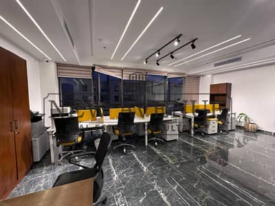 Fully finished with furnished Luxury admin office 105 sqm for sale at mivida business park new cairo
