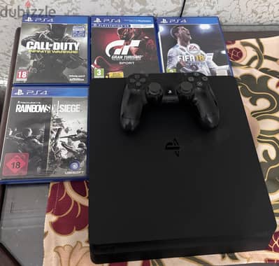 PlayStation 4 Console with Games - Excellent condition