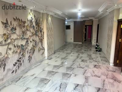 Apartment for sale 3 rooms in the heart of Maadi next to the Maadi Health Office, distinctive area of 150 square meters, open view and not ruined, landscaped with full facilities and services, super luxury finishing