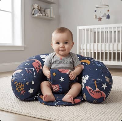 مخدة رضاعة و تعليم الجلوس و Tummy Time ماركة بيبي شورا