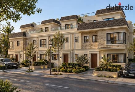 Town Corner 240m with a 125m garden and a private swimming pool in The Gee New Zayed | Down payment 1.95 million and installment 8 years