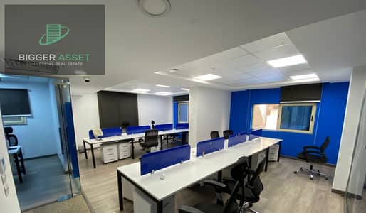 Admin Office| 420 Sqm | Open Space| Fully Finished New Maadi
