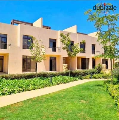 Townhouse for sale in a prime location overlooking the landscape at O ​​West, facing Mall of Egypt.