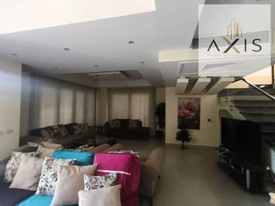 Duplex with a Garden for rent at an amazing price, 234 SQM, Garden 120 SQM in Beverly Hills Casa Compound el sheikh zayed