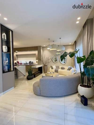 available to view 3BR apartment with bahary view in Taj City New CairoAirport, facing Kempinski  JW Marriott hotels