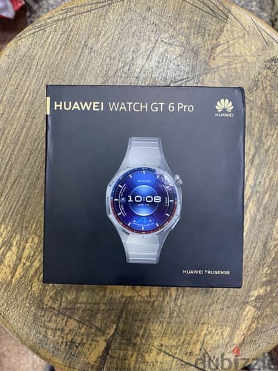 Huawei Watch GT6 Pro Titanium جديدة متبرشمة