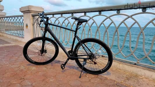 Trinx Free 1.5 hybrid bike + Beto mini pump