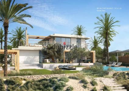 Full Sea Villa Only 250m From The Beach With Small DP and Flexible Installments For Sale in Soma Bay