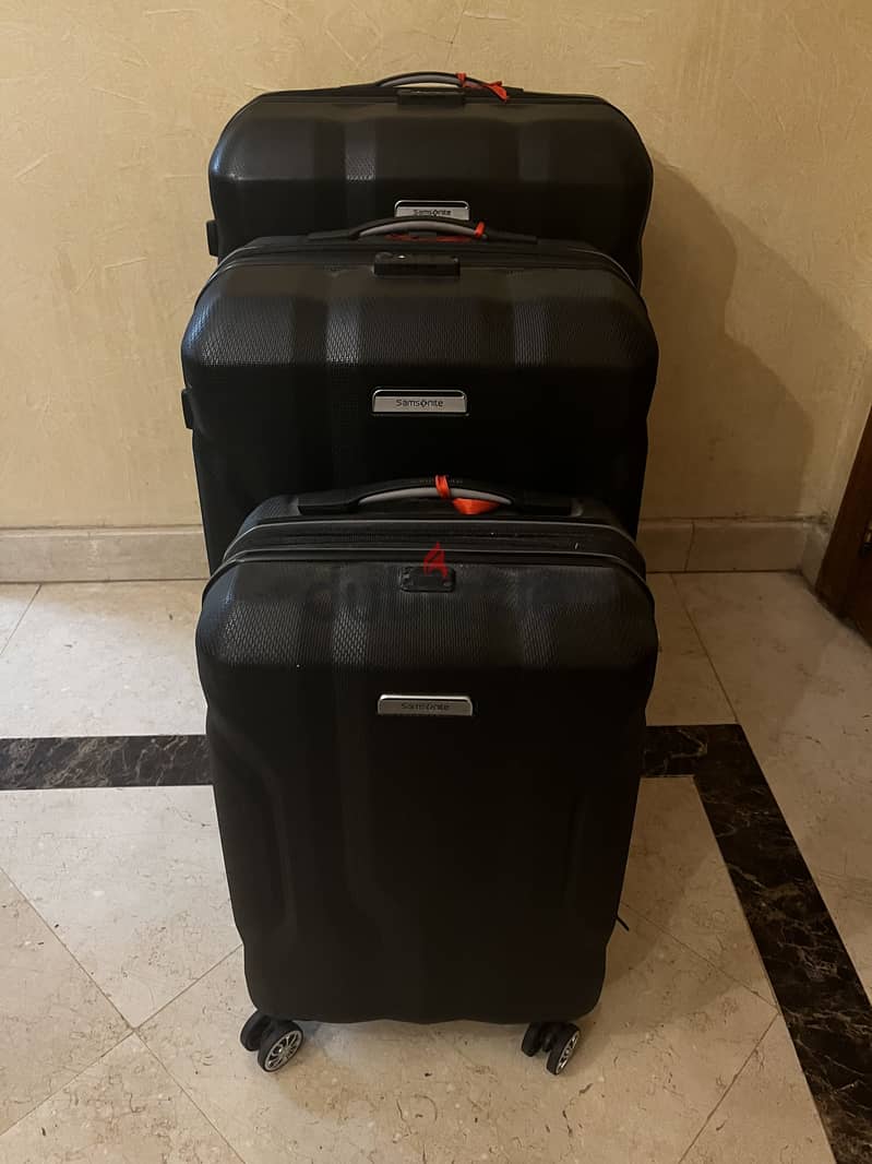 samsunite luggage set 3