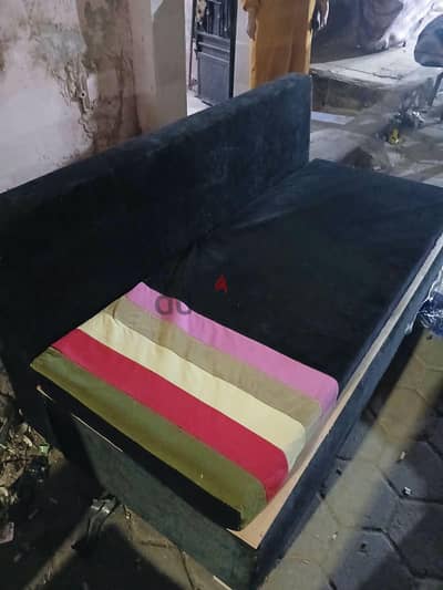 3 كنبات ركنة مستعمل لو اسود