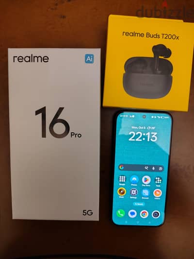 Realme 16 pro 5g + realme buds T200x