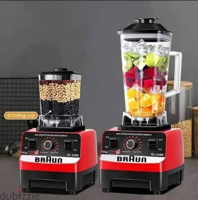 عرض قطعتين خلاط + مطحنه 10000 وات BRAUN