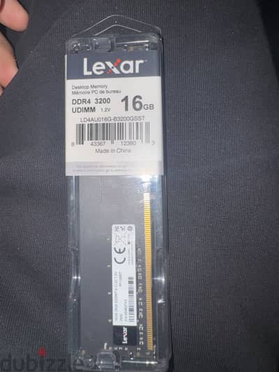 Lexar 16GB DDR4 3200MHz Desktop RAM