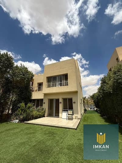Twin house for sale with a 5% down payment + 35% discount, fully finished and ready for immediate occupancy, with installments over 8 years in Taj Cit