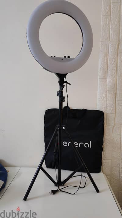 General 18" Ring Light LF-R480C (100W) + WT-803 Stand & Bag
