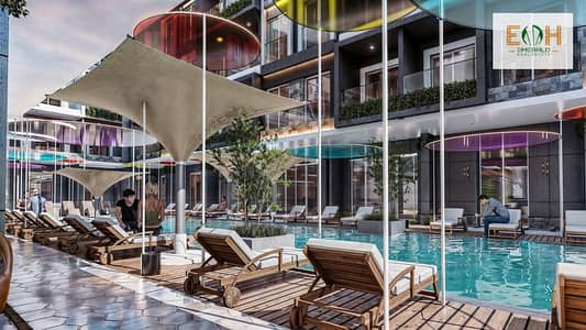 Own a 2-bedroom apartment in a resort with an aqua park and multiple pools