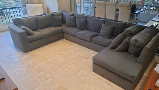 U shaped sofa