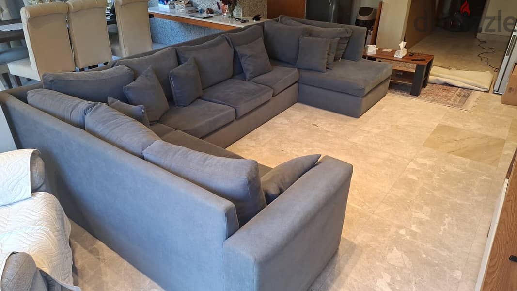 U shaped sofa 1
