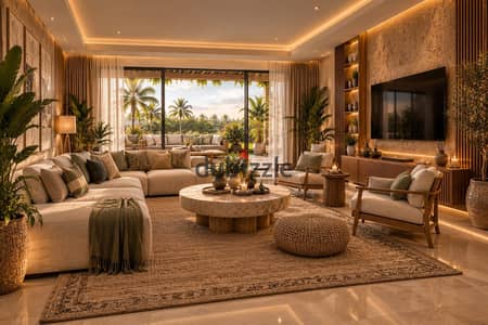 3-Bedroom Ground-Floor Apartment with Private Pool