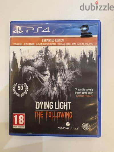 اسطوانه لعبه dying light + dlc the following
