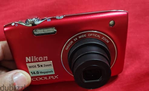 كاميرا ديجيتال نيكون Nikon Coolpix S3100 بحالة الزيرو