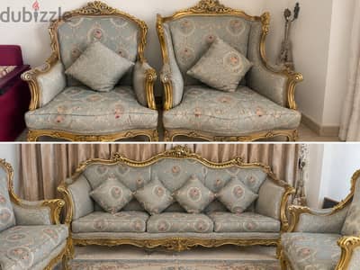 صالون مدهب فرنساوي كلاسيك Classic Gilded Salon (اقراء التفاصيل)