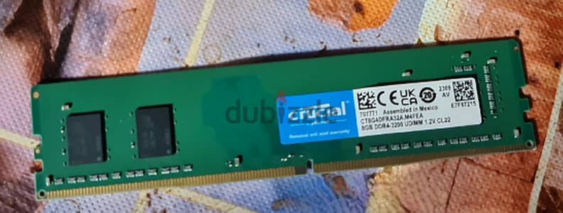 رامات كروشيال - دي دي أر فور - ٨ جيجا Crucial - ddr4 - 8 GB