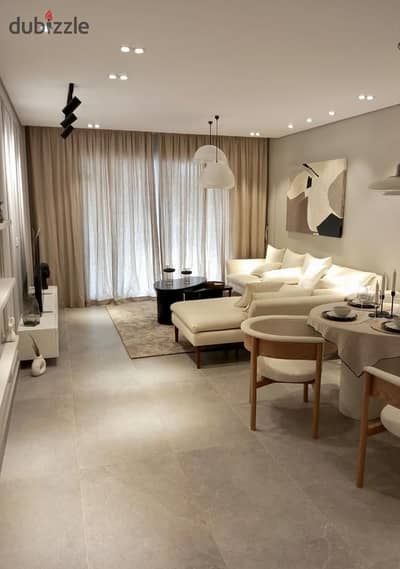 177m + 60m garden apartment in Village West Dorra fully finished with ACs Sheikh Zayed