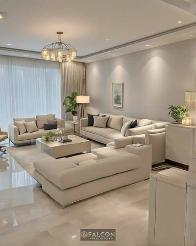 Apartment for sale finished high end with bahari and open view in jade park New Administrative Capital in r3 next to maqsad and new garden city