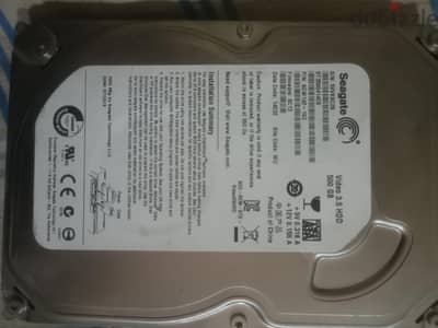 هارد 500g  Seagate استعمال 3 شهور