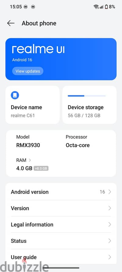 Realme C61