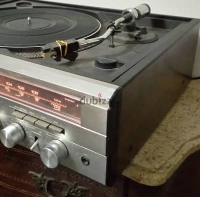 مشغل اسطوانات بك اب مع سماعتين