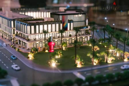 Shop for sale محل 43م دور أول بواجهة مميزة على الشارع في Merai Mall أكتوبر  على محور التحرير مباشرة | مقدم 0% وتقسيط حتى 8 سنوات