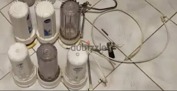 فلتر ٣ مراحل  + فلتر كقطع غيار