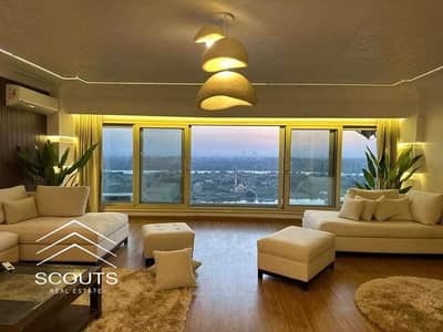 Fully Furnished Apartment for Sale at REVE DU NILE, Maadi. high investment return, fully finished with appliances, direct Nile view, next to Hilton.