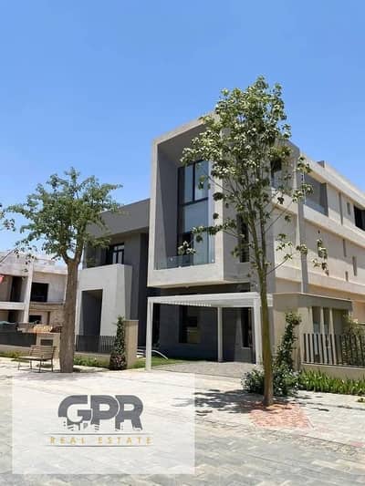 Fully finished villa for sale in Saada Compound, near Cairo International Airport, the American University in Cairo (AUC), Madinaty, and First Settlem