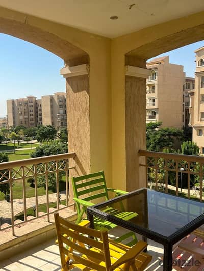 Available for rent furnished in Madinaty, an apartment with an area of 175 meters, 3 bedrooms + 3 bathrooms