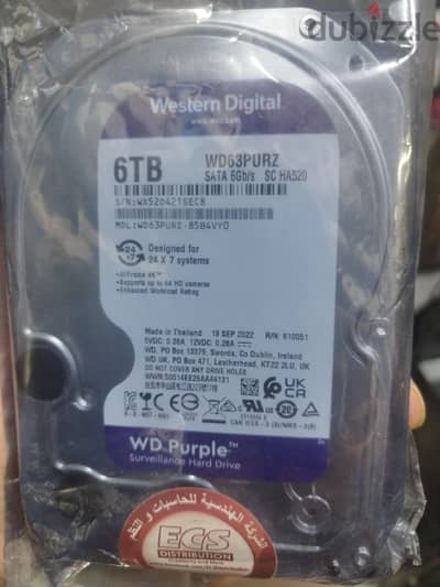 HARD DISK WESTERN DIGITAL 6 Tera