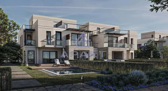 Luxury Townhouse | Open Landscape View | For Sale | Lowest Price | Payment Plan Over 10 Years | Hyde Park, New Cairo.