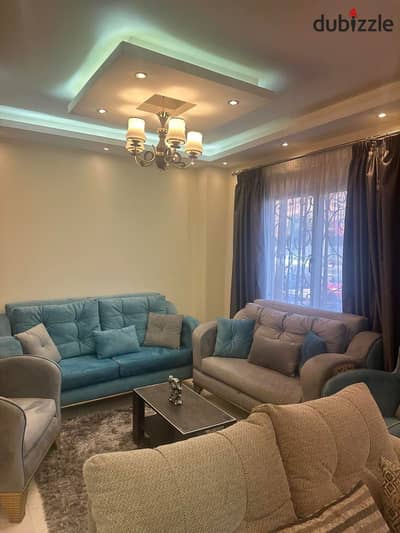 Luxurious furnished apartment ground floor without garden – Al Rehab 1 First Phase