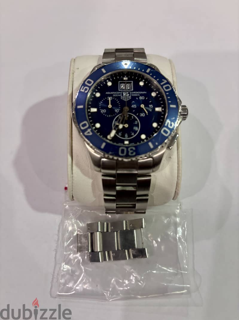 Tag Heuer Aquaracer Chronograph - Blue Dial 1