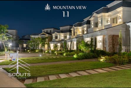 Own a 140 sqm Apartment in Mountain View 1.1 with 3 Bedrooms and Full Finishing, 10% Down Payment, 8-Year Installments, and Delivery Within 6 Months.