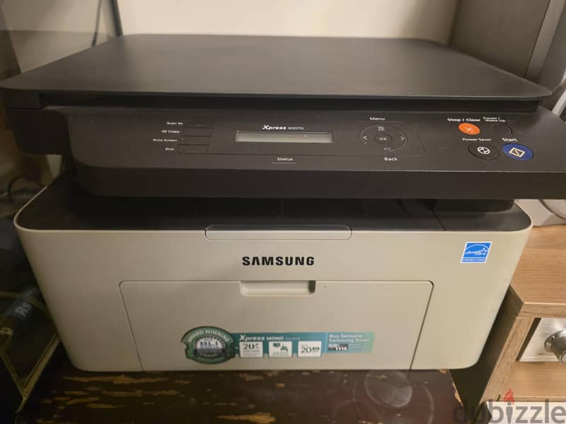 samsung m2070 printer & scanner used as new 1