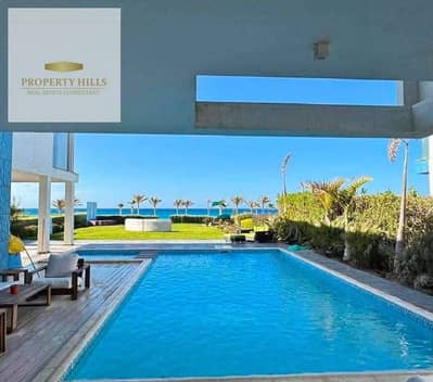 Villa for sale first row by the sea with a private swimming pool for installment over 10 years immediately