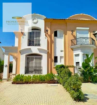 The last villa with a down payment of 3,601,700 from Lian, the highest community view landscape in the Fifth Settlement, Golden Square, minutes from the American University, spacious area